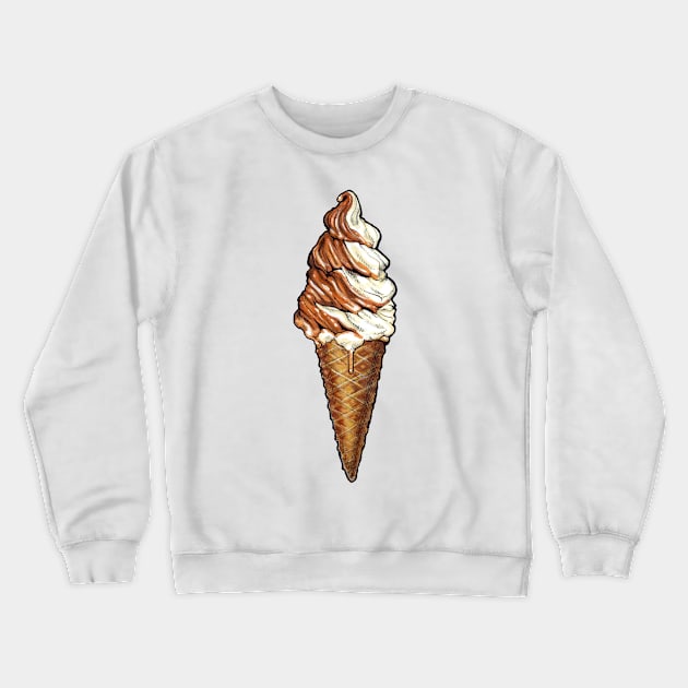 TwistIce Cream Crewneck Sweatshirt by KellyGilleran